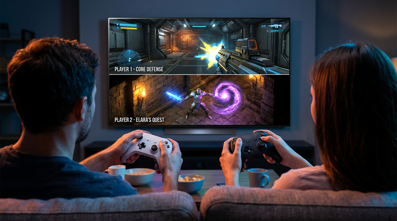 Split-Screen Shooters and Action RPGs