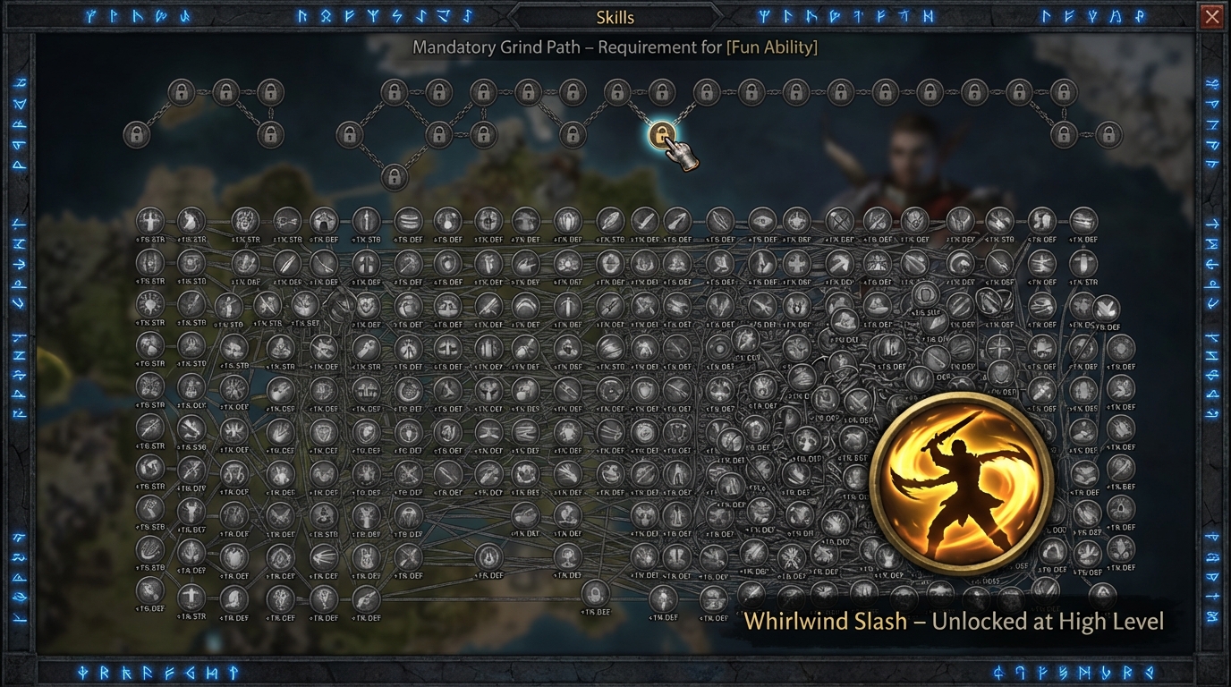 Burying The Fun Behind A Mandatory Grind