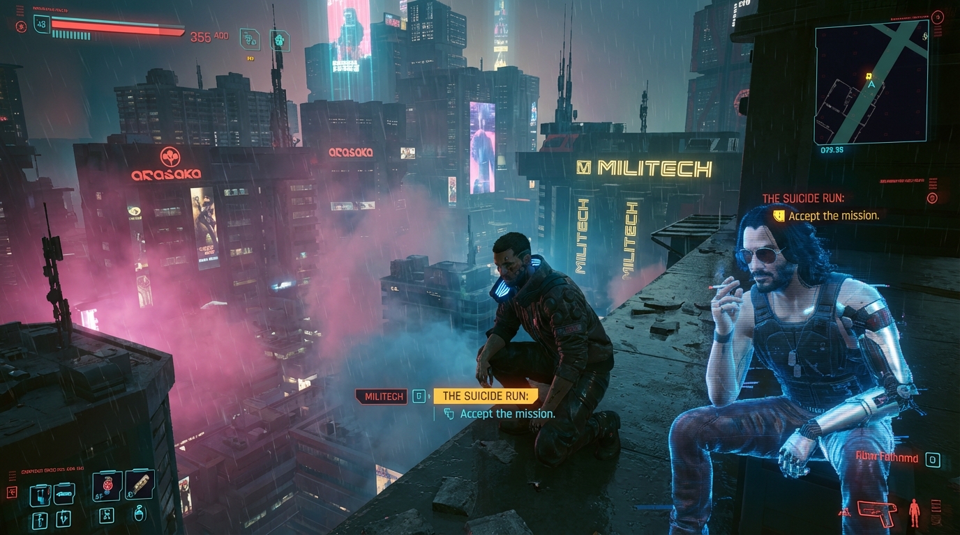 Cyberpunk 2077s Menu of Absolute Misery