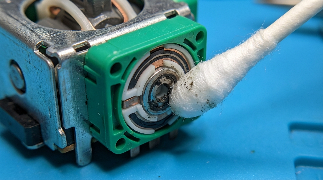 Fix Stick Drift Before You Throw Your Controller Through a Window Deep Cleaning the Analog Sensor Wheels