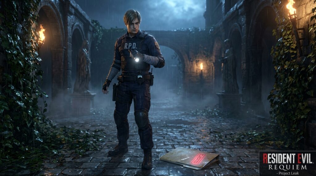 leon kennedy and the resident evil requiem leaks 1770239798093
