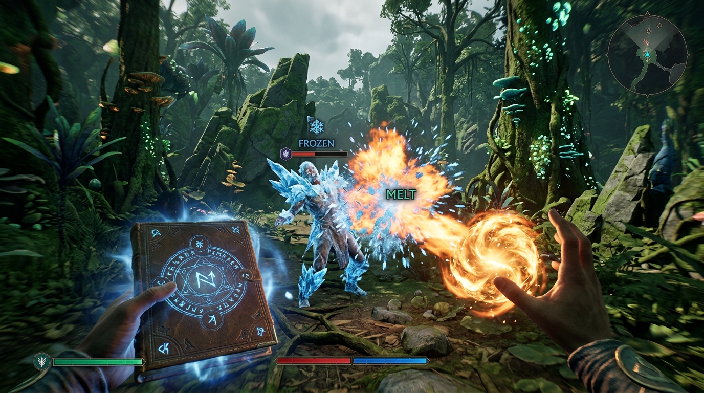 Avowed Combat System Review: Better Than Skyrim Or Just Shiny? Grimoires And Elemental Combo Mechanics