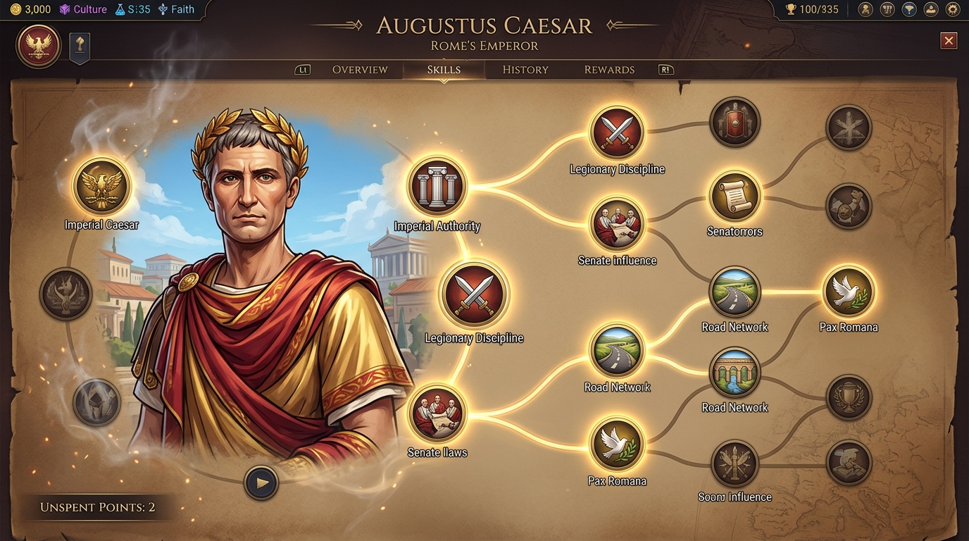 RPG Style Skill Trees And Attribute Progression