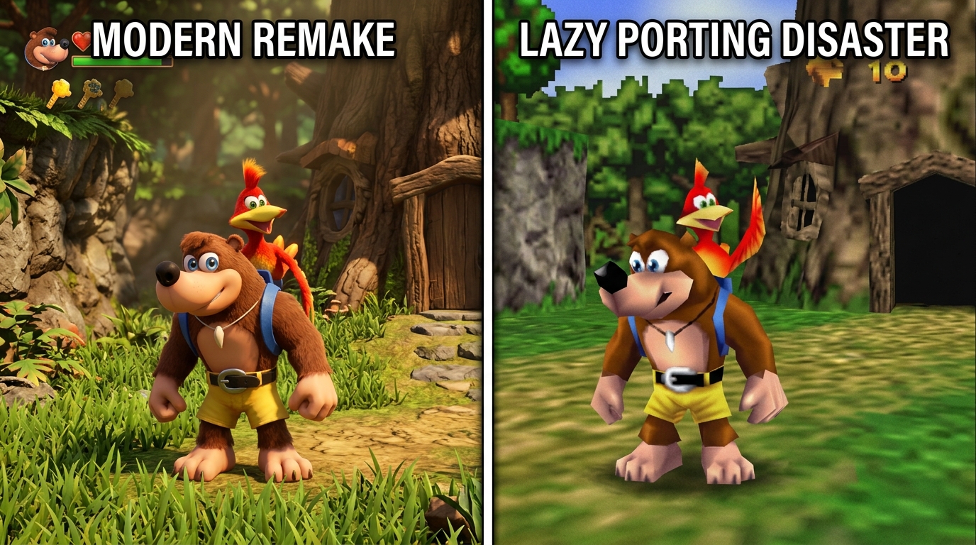 Modern Remakes Versus Lazy Porting Disasters