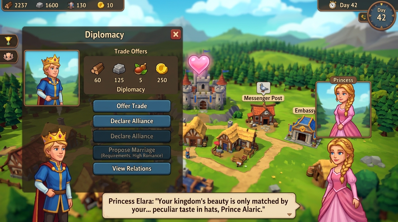 Fabledom Switch Review: A Fairytale City Builder With Nightmare Performance Romance And Diplomacy In A Laggy Land