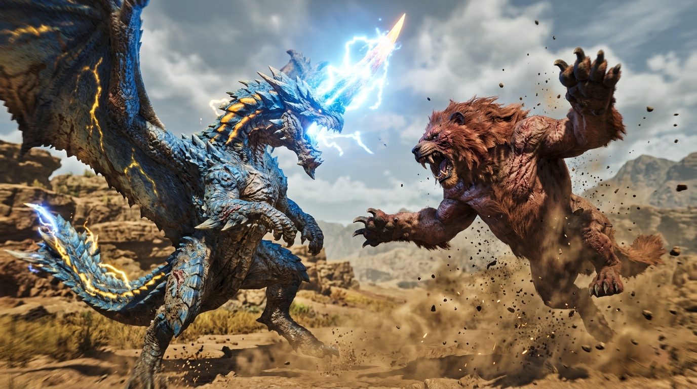 Apex Predators Versus Overgrown Railgun Lizards
