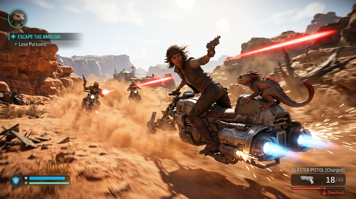 Blasters Speeder Bikes And Combat Clunk