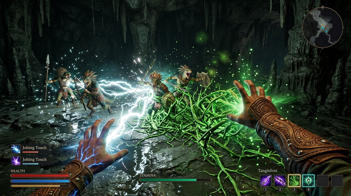 Environmental Interaction And Tactical Spell Synergy