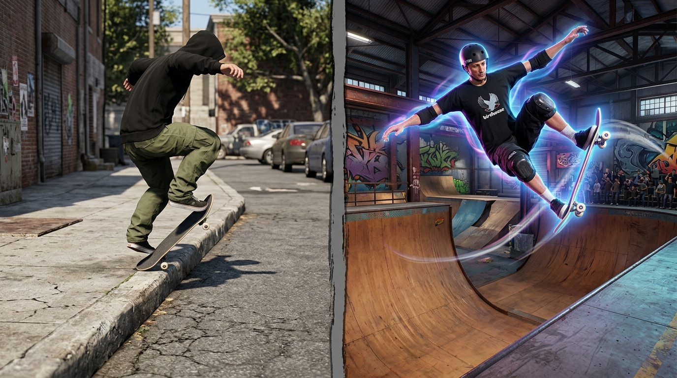 Kickflips And Corporate Comebacks The Skating Game Revival Realism Versus Arcade Physics The Great Divide