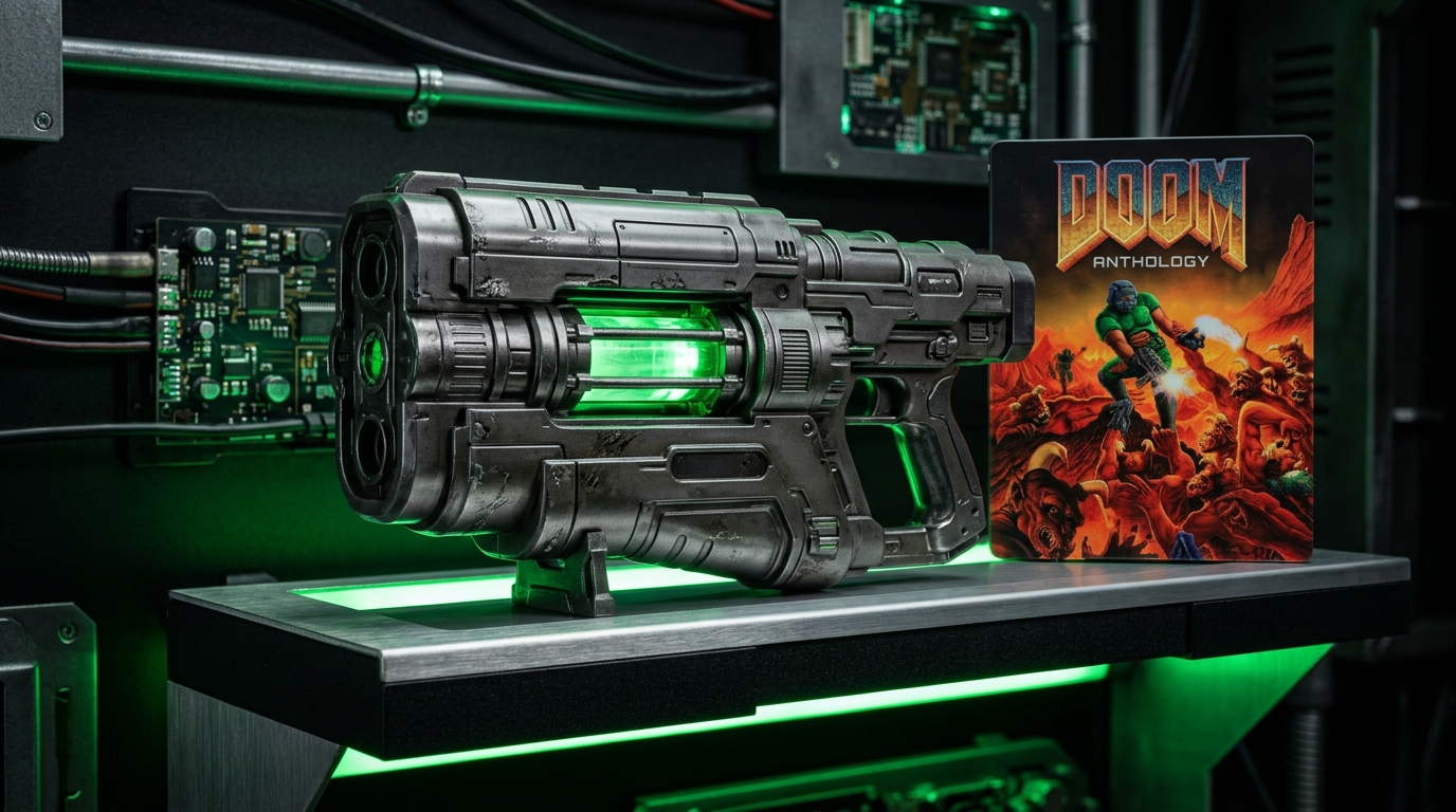 Is The Doom Anthology Worth Your Hard Earned Credits That Five Inch BFG Replica Is Carrying The Team