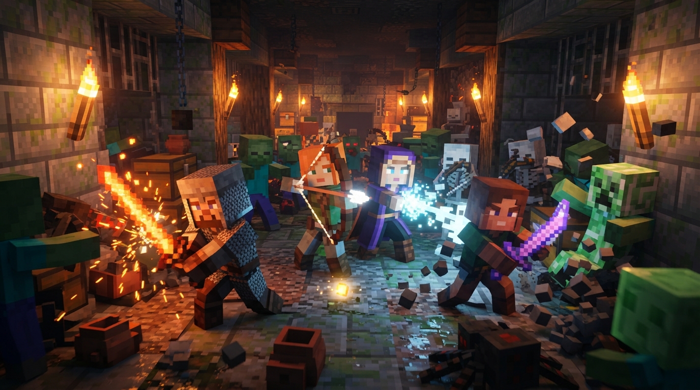Cooperative Dungeon Crawling