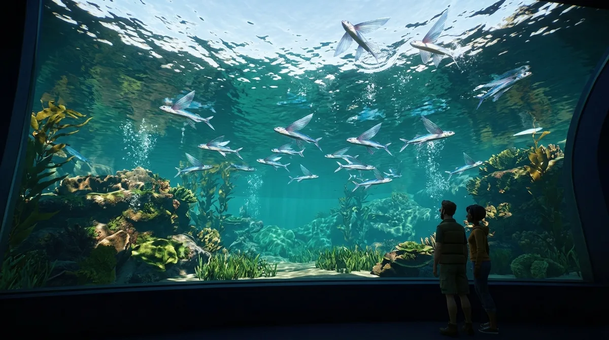 Flying Fish and Fully Aquatic Zoos: The New Stuff