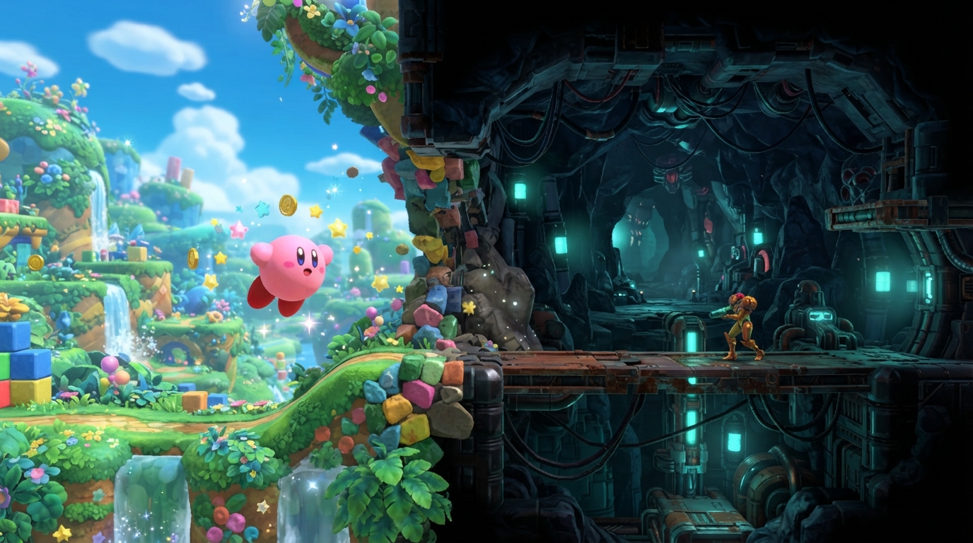 Kirby And Metroid Lead The New Games