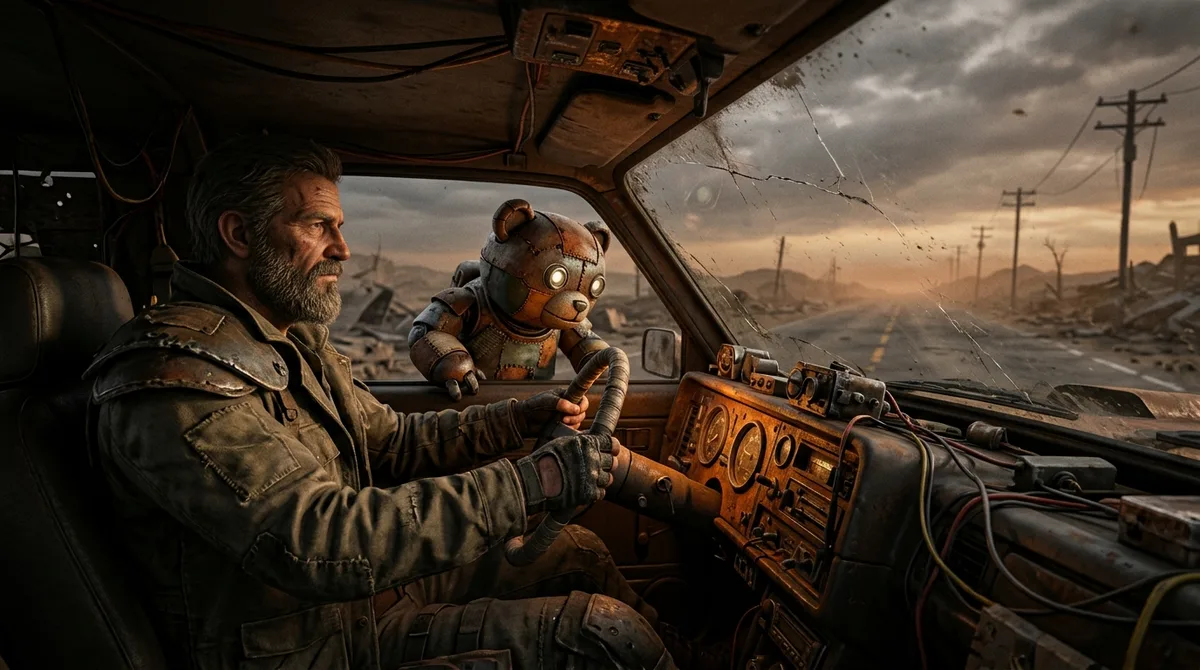 AfterZero: The Last Drive Reveal Leaves the Big Questions Frozen Old Grizzly and T3DDY Are the Core of the Game